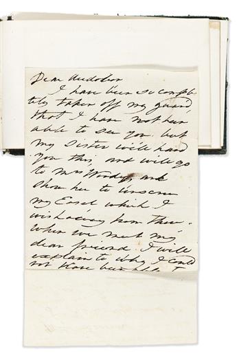 (NATURAL HISTORY.) A family archive containing Audubon photographs and letters.